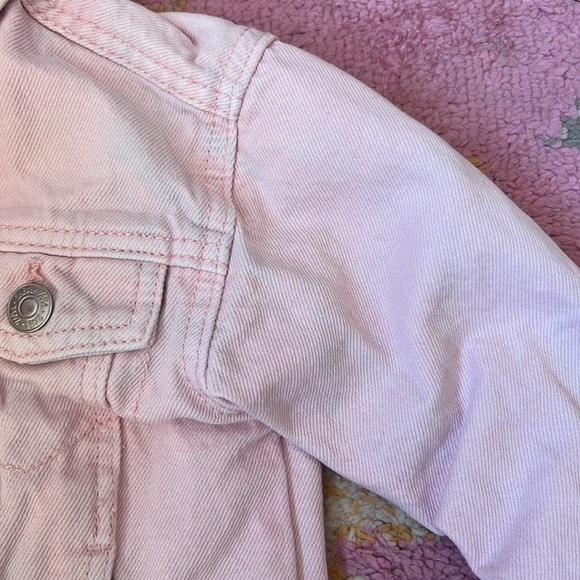 ZARA light pink vintage denim jacket - Picture 2 of 9